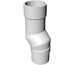 Freefoam Freeflow Downpipe Round Profile Pipe Connector Socket 68mm 3 Colours 